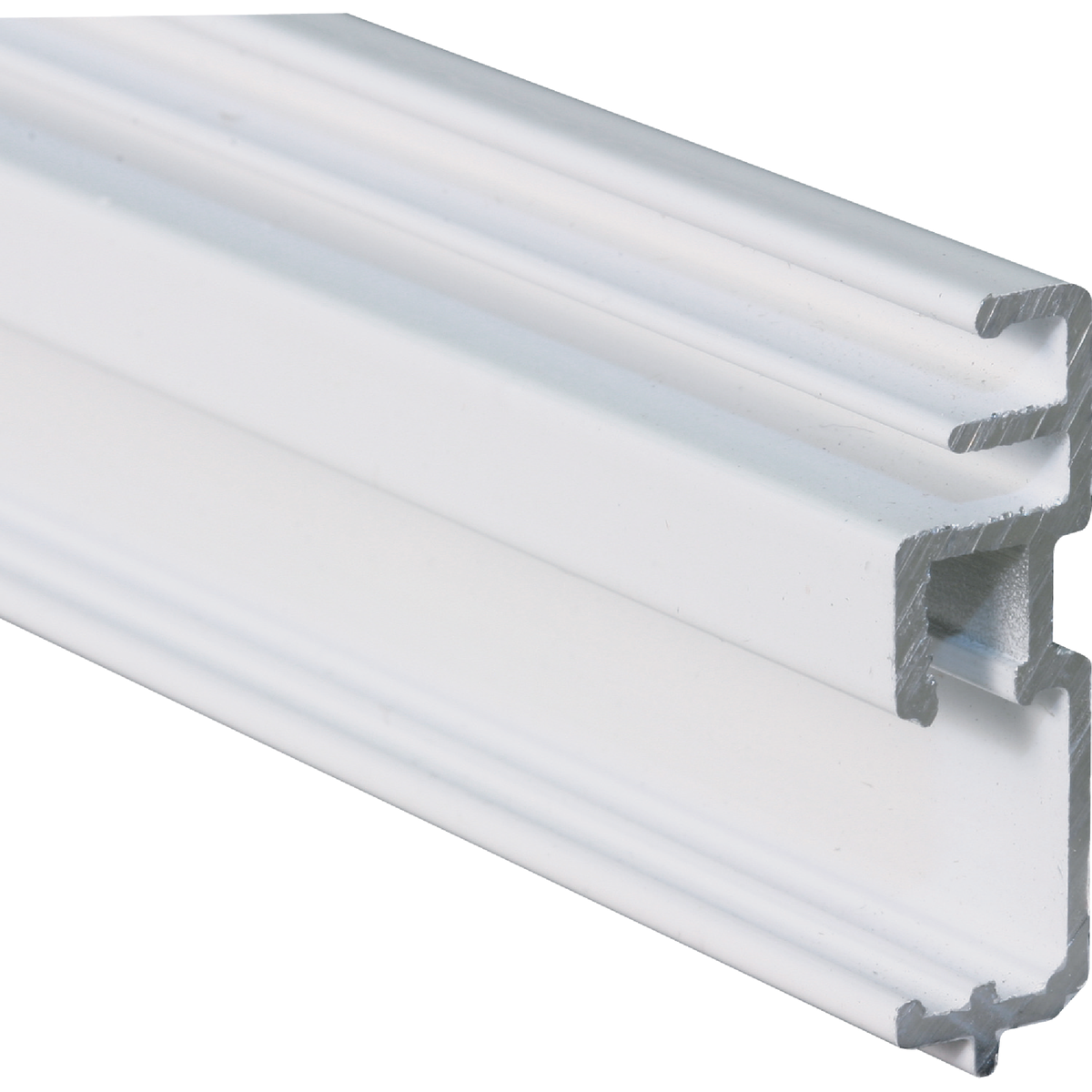 Prime-Line Make-2-Fit 1-1/4 x 72 White Aluminum Triple Track Screen Frame Image 2
