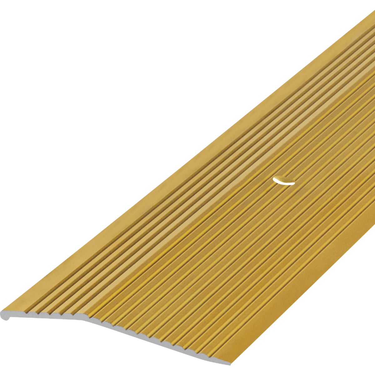 M-D Building Products 2 In. X 36 In. Satin Brass Aluminum Carpet Trim with Screw Nails Image 5
