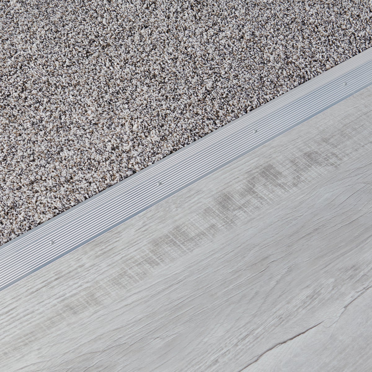 M-D Building Products 2 In. X 36 In. Silver Aluminum Carpet Trim with Screw Nails Image 3
