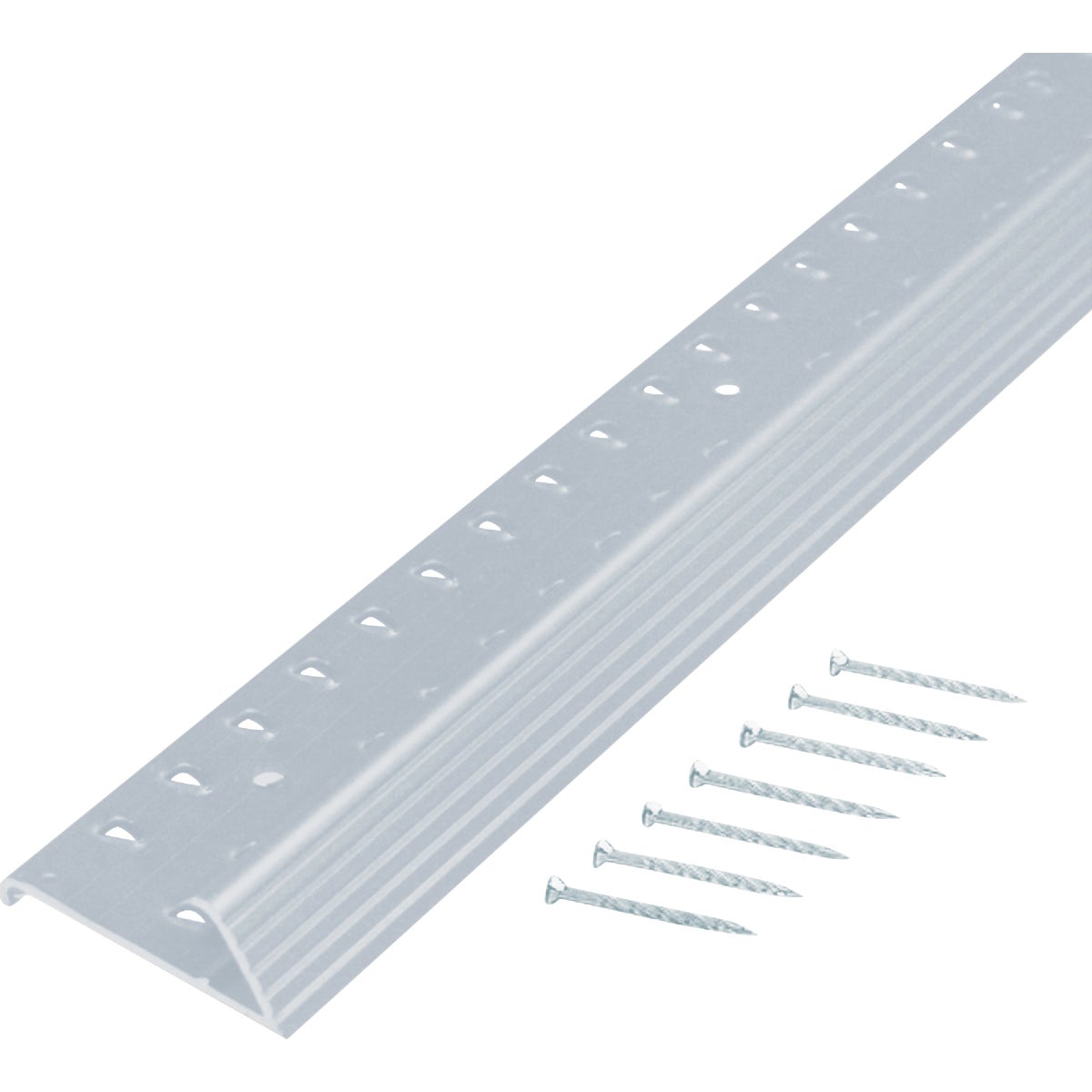 M-D Building Products Silver 1-3/8 In. x 3 Ft. Aluminum Carpet Gripper Image 6