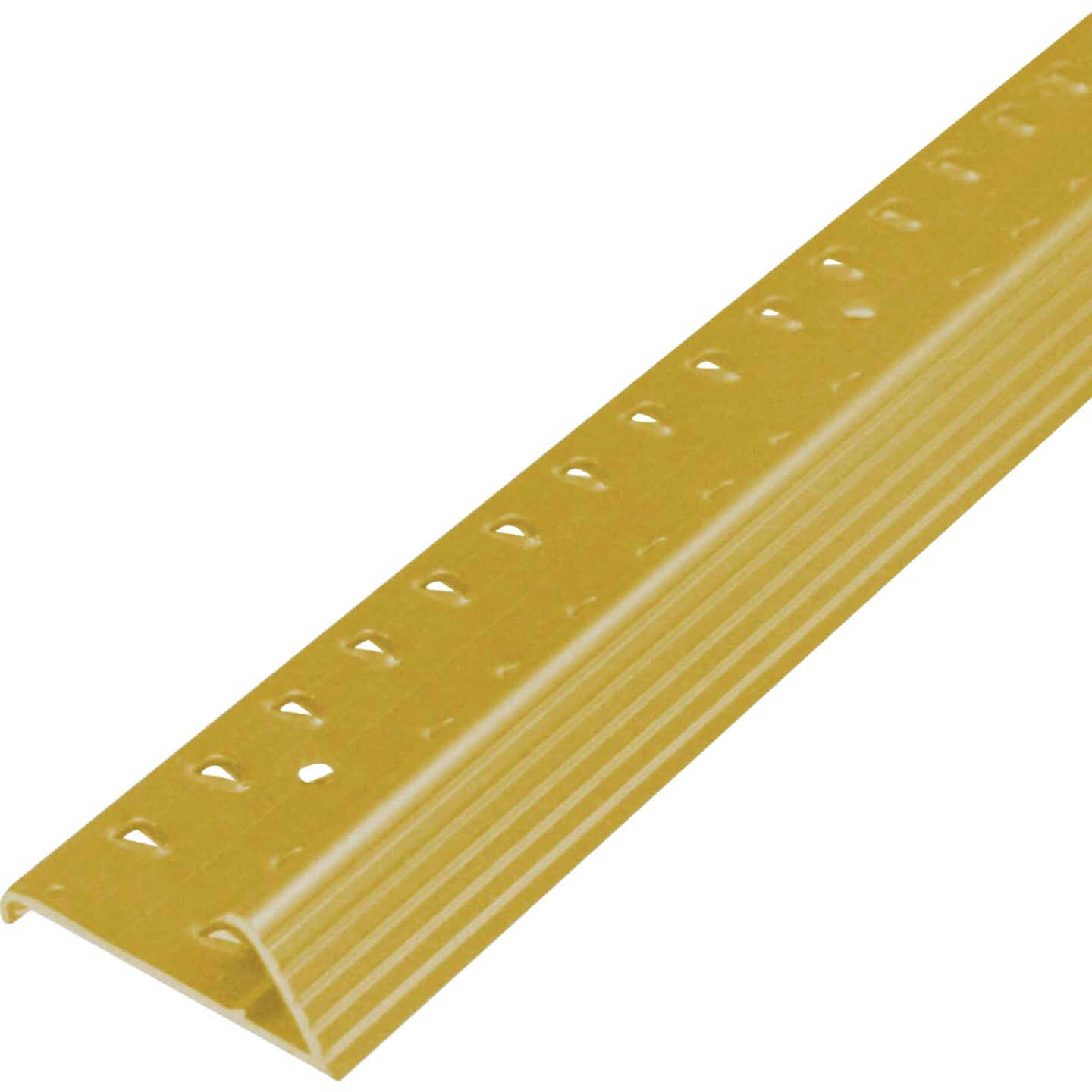 M-D Building Products Satin Brass 1-3/8 In. x 3 Ft. Aluminum Carpet Gripper Image 1