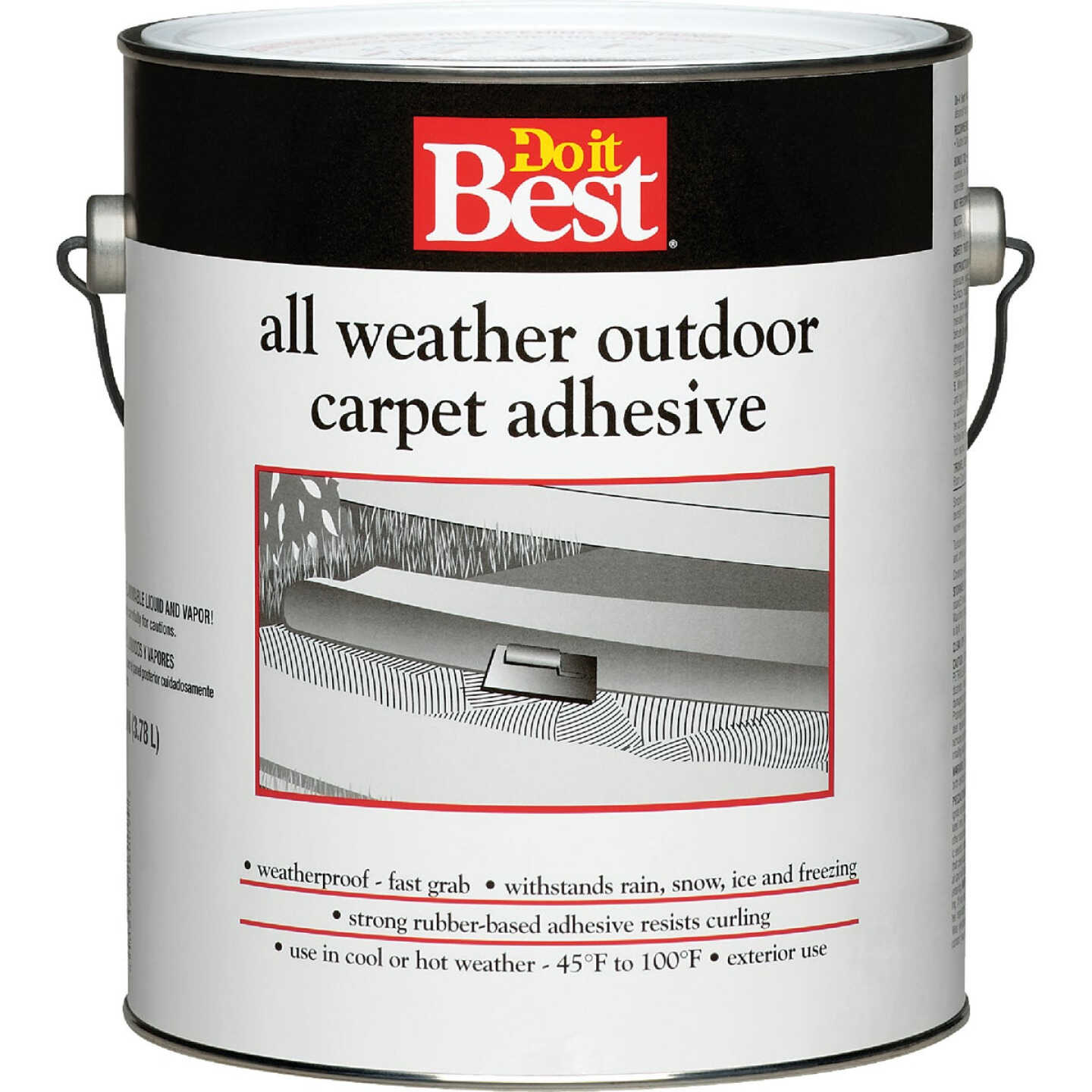Do it Best All Weather Outdoor Carpet Adhesive, 1 Gal. Image 1
