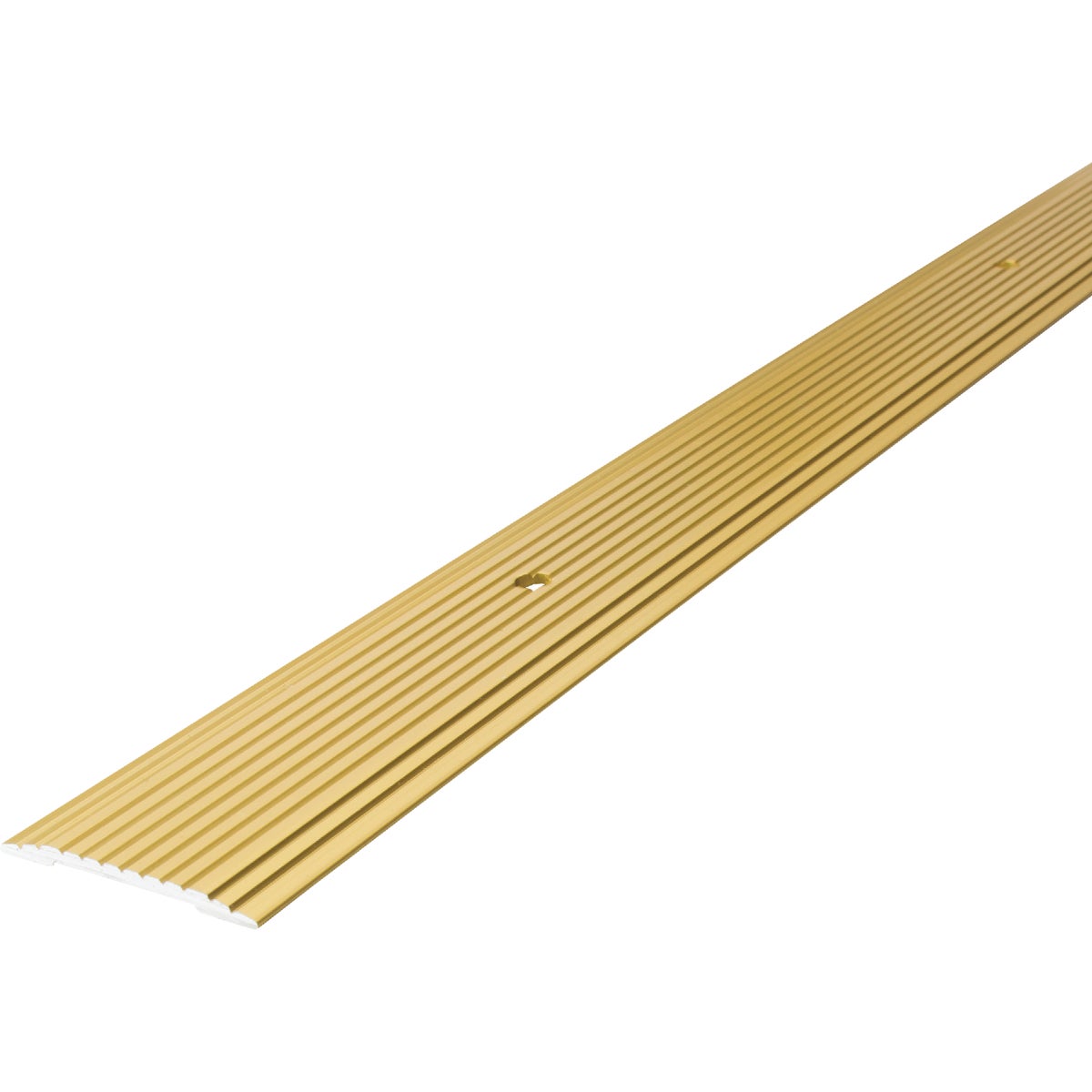 M-D Building Products 1-1/4 In. x 36 In. Satin Brass Aluminum Seam Binder with Screw Nails Image 6