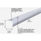 M-D Building Products 1-1/8 In. X 1-1/8 In. X 36 In. Polished Aluminum Stair Edging with Screw Nails Image 2