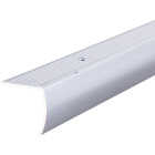 M-D Building Products 1-1/8 In. X 1-1/8 In. X 36 In. Polished Aluminum Stair Edging with Screw Nails Image 6