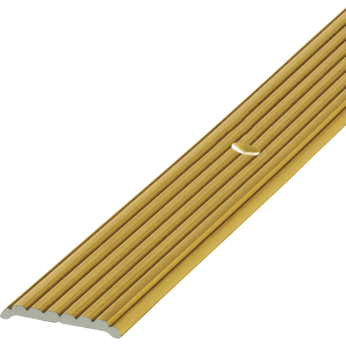 M-D Building Products 3/4 In. x 72 In. Satin Brass Aluminum Seam Binder with Screw Nails Image 4