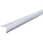 M-D Building Products 1-1/8 In. X 1-1/8 In. X 72 In. Polished Aluminum Stair Edging with Screw Nails Image 5