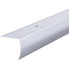 M-D Building Products 1-1/8 In. X 1-1/8 In. X 72 In. Polished Aluminum Stair Edging with Screw Nails Image 6