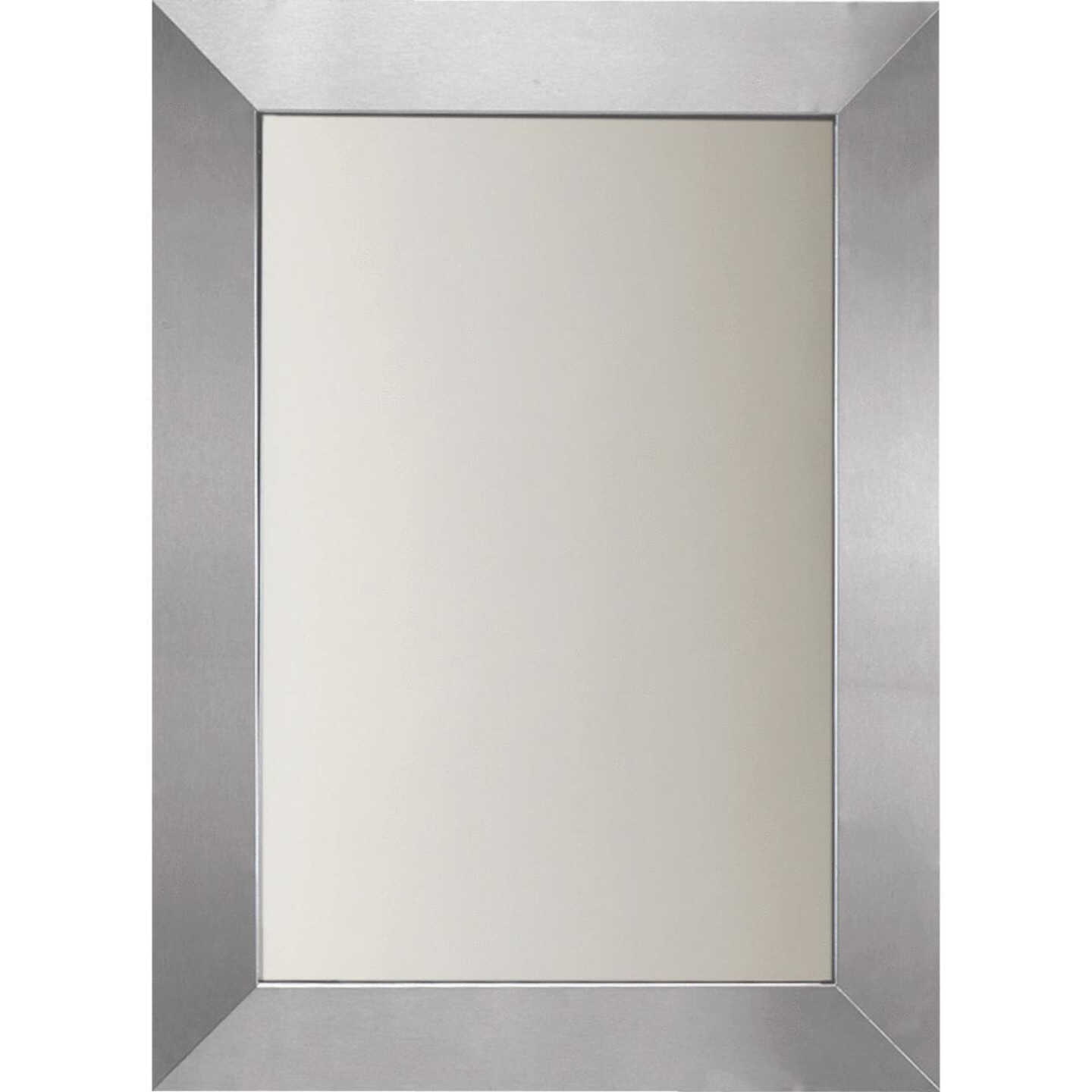 Zenith Brushed Stainless Steel 18-1/2 In. W x 25 In. H x 5 In. D Single Mirror Surface Mount Medicin Image 1