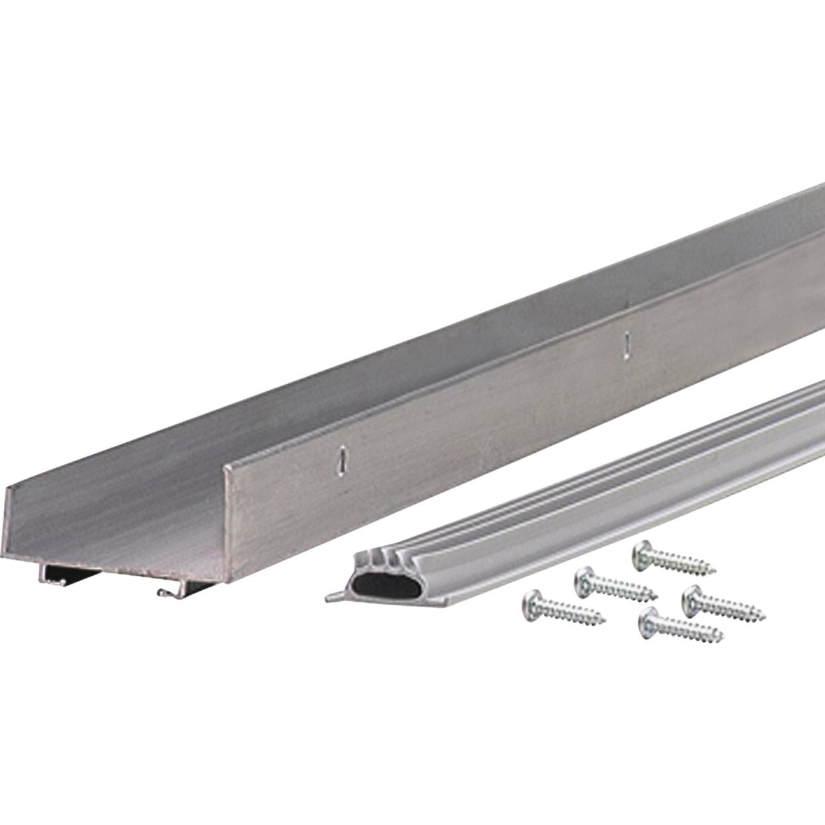 M-D Building Products 1.75 In. W. x 1.625 In. H. x 36 In. L. Aluminum Silver Door Bottom Image 5