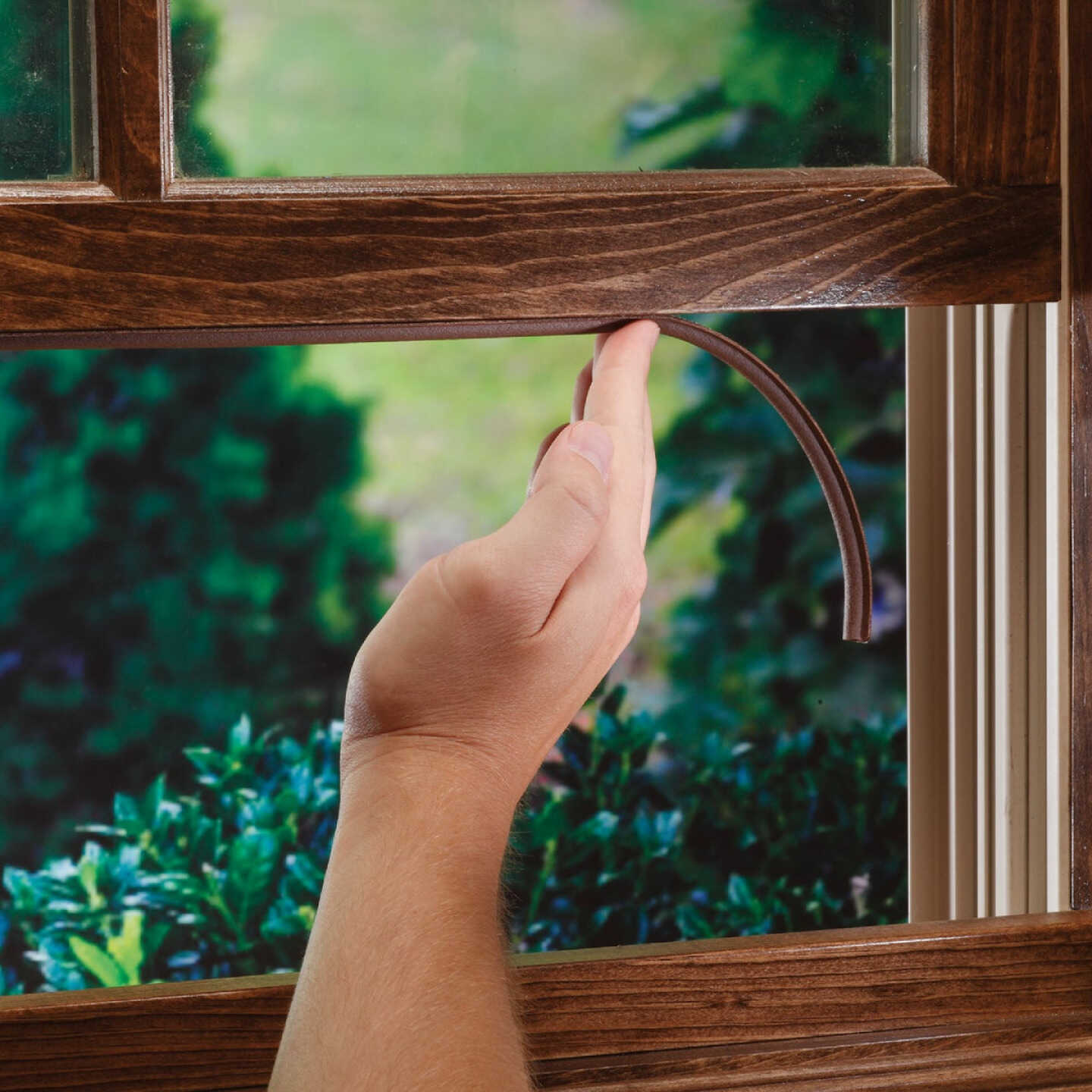 M-D Building Products 3/8 In. x 3/8 In. x 17 Ft. Brown Premium Silicone Rubber PLATINUM Window Seal for Ex-Large Gaps Image 3