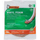 Frost King 3/8 In. W x 3/16 In. T x 17 Ft. L Brown Vinyl Foam Weatherstrip Tape Image 2