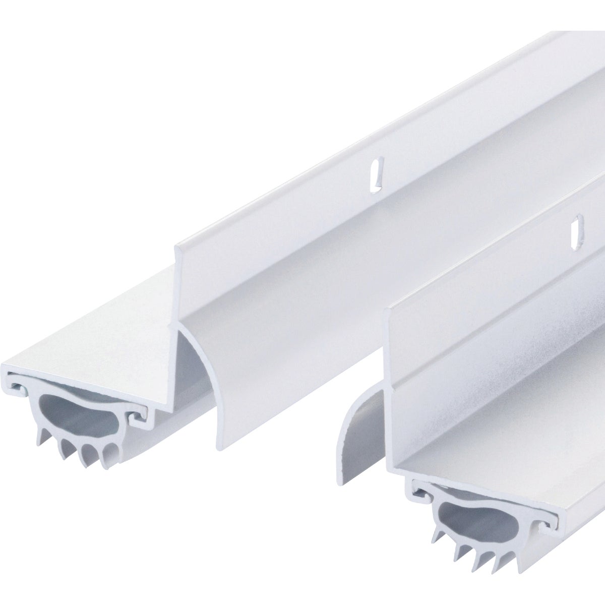 M-D Building Products 1.75 In. W. x 1.625 In. H. x 36 In. L. Aluminum White Door Bottom Image 5