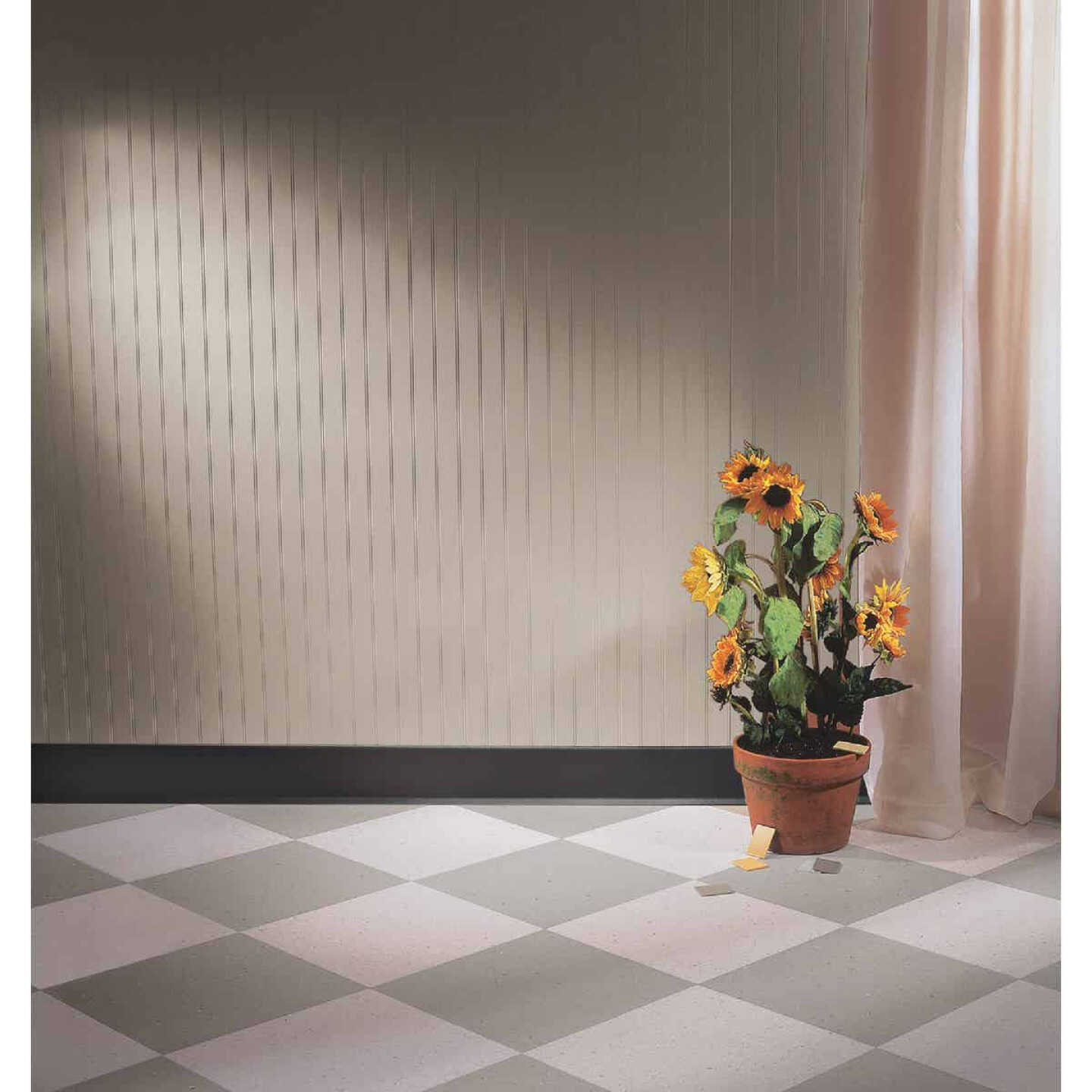 Roppe 4 In. x 4 Ft. Black Vinyl Dryback Wall Cove Base Image 2