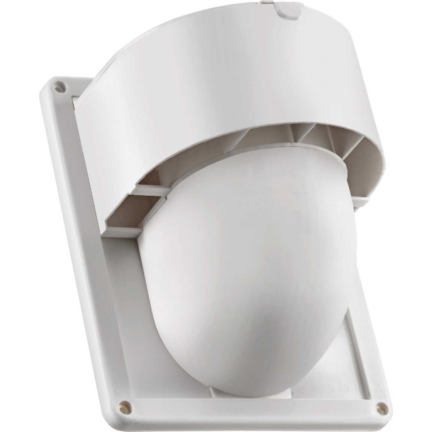 Lambro 4 In. Exhaust Wall Dryer Vent with Floating Damper Image 3