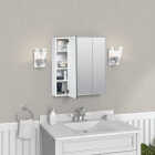 Zenith Frameless Beveled 23-5/8 In. W x 25-1/2 In. H x 4-1/2 In. D Tri-View Surface Mount Medicine Cabinet Image 3