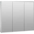 Zenith Frameless Beveled 29-5/8 In. W x 25-3/8 In. H x 4-1/2 In. D Tri-View Surface Mount Medicine Cabinet Image 1