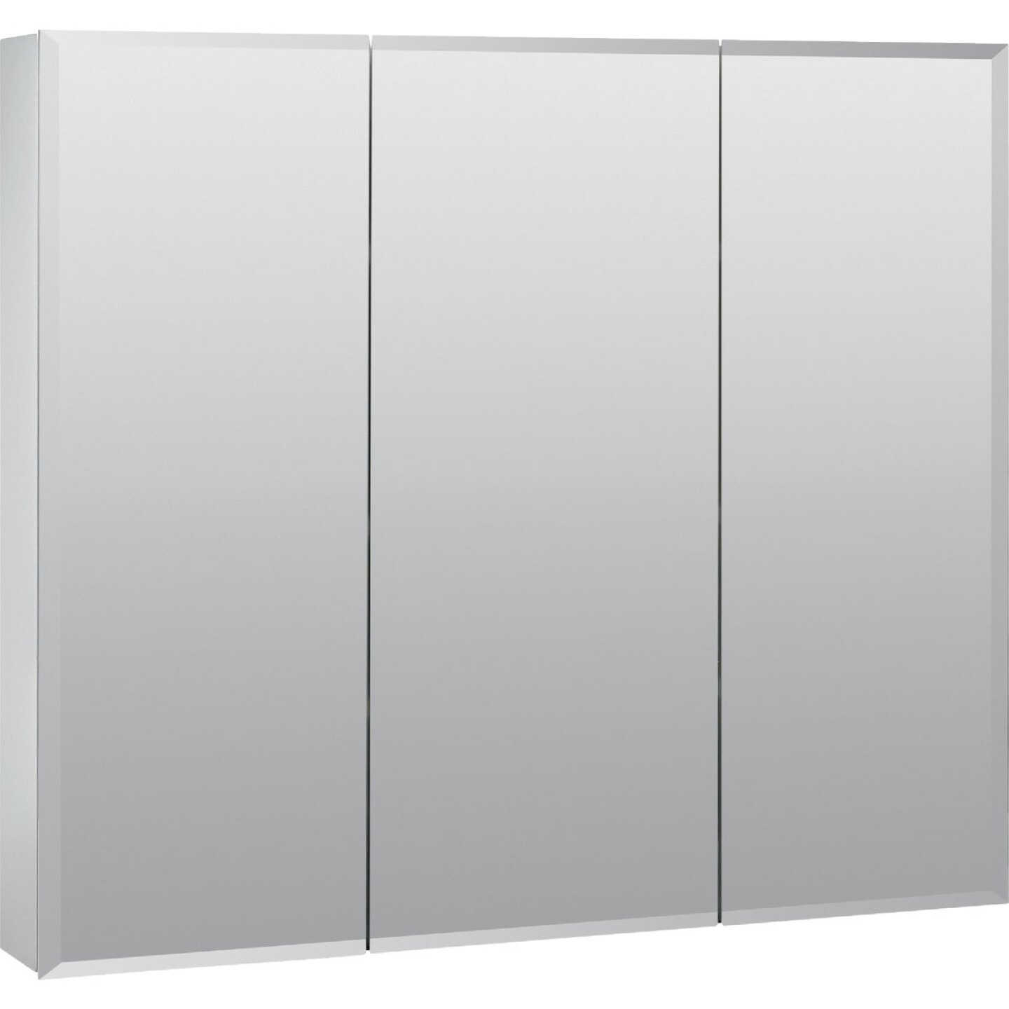 Zenith Frameless Beveled 29-5/8 In. W x 25-3/8 In. H x 4-1/2 In. D Tri-View Surface Mount Medicine Cabinet Image 1