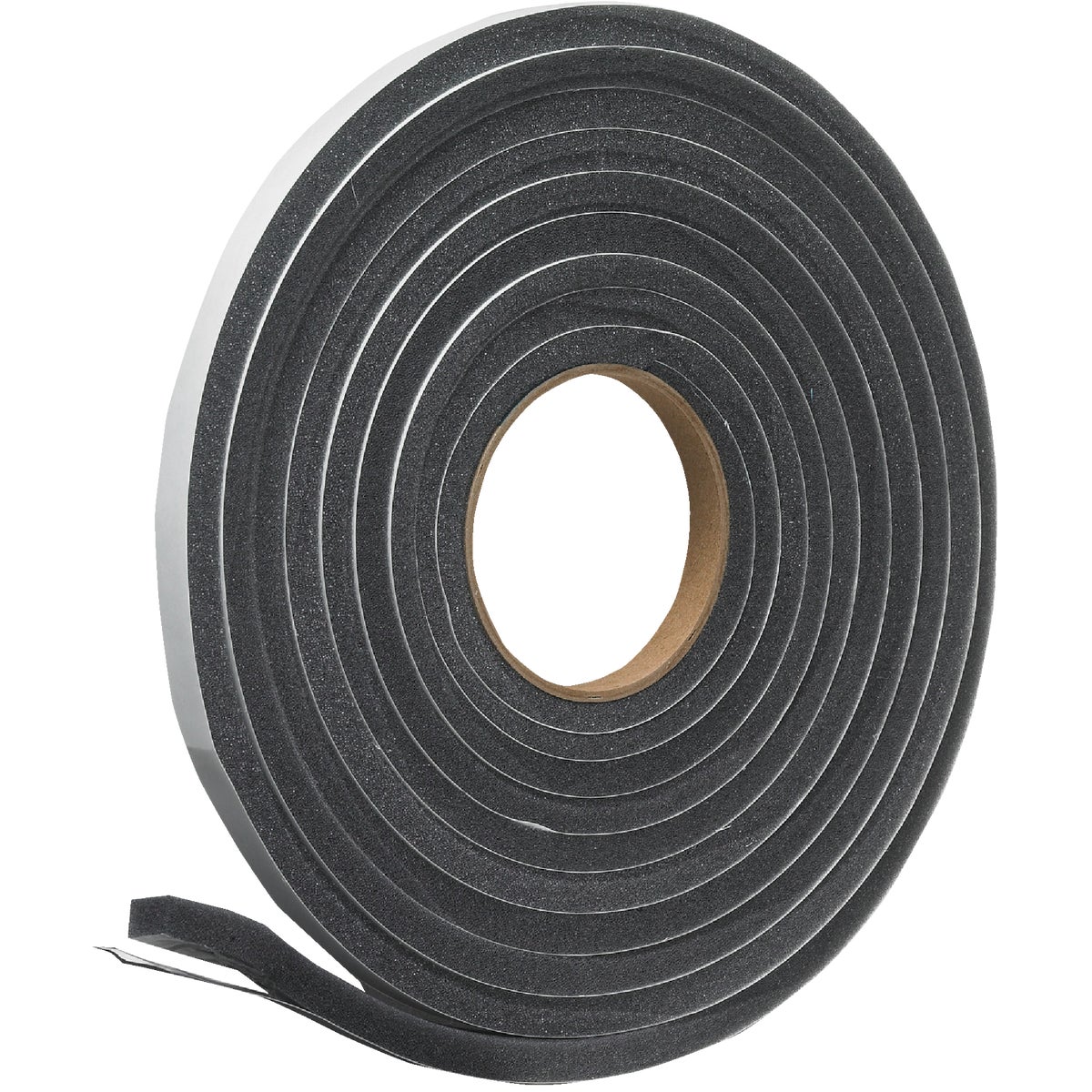 Do it 1/2 In. W x 3/8 In. T. x 17 Ft. L Charcoal Poly Foam Weatherstrip Tape