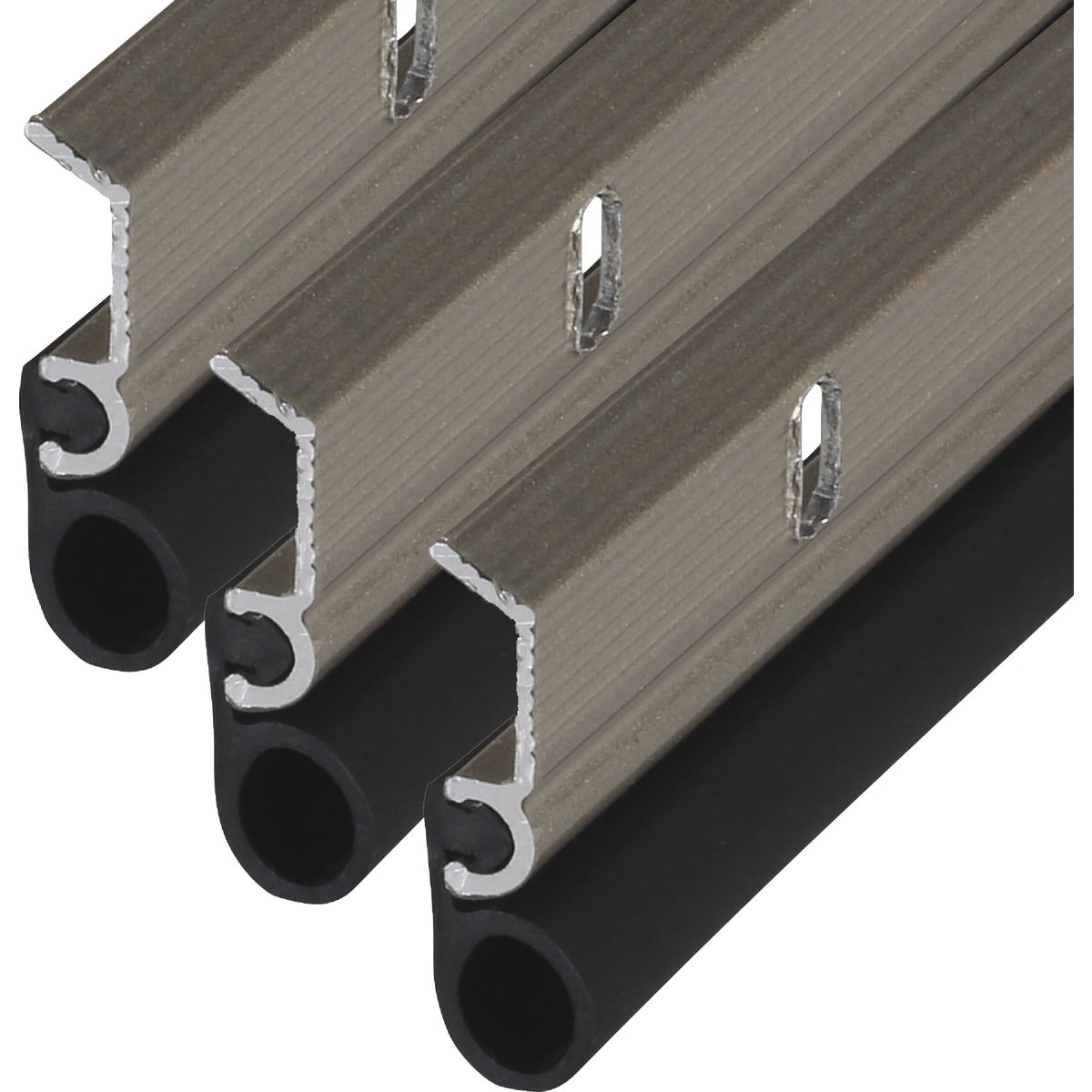 M-D Building Products Satin Nickel Aluminum and Vinyl Screw-on Top and Sides Door Seal Kit Image 5