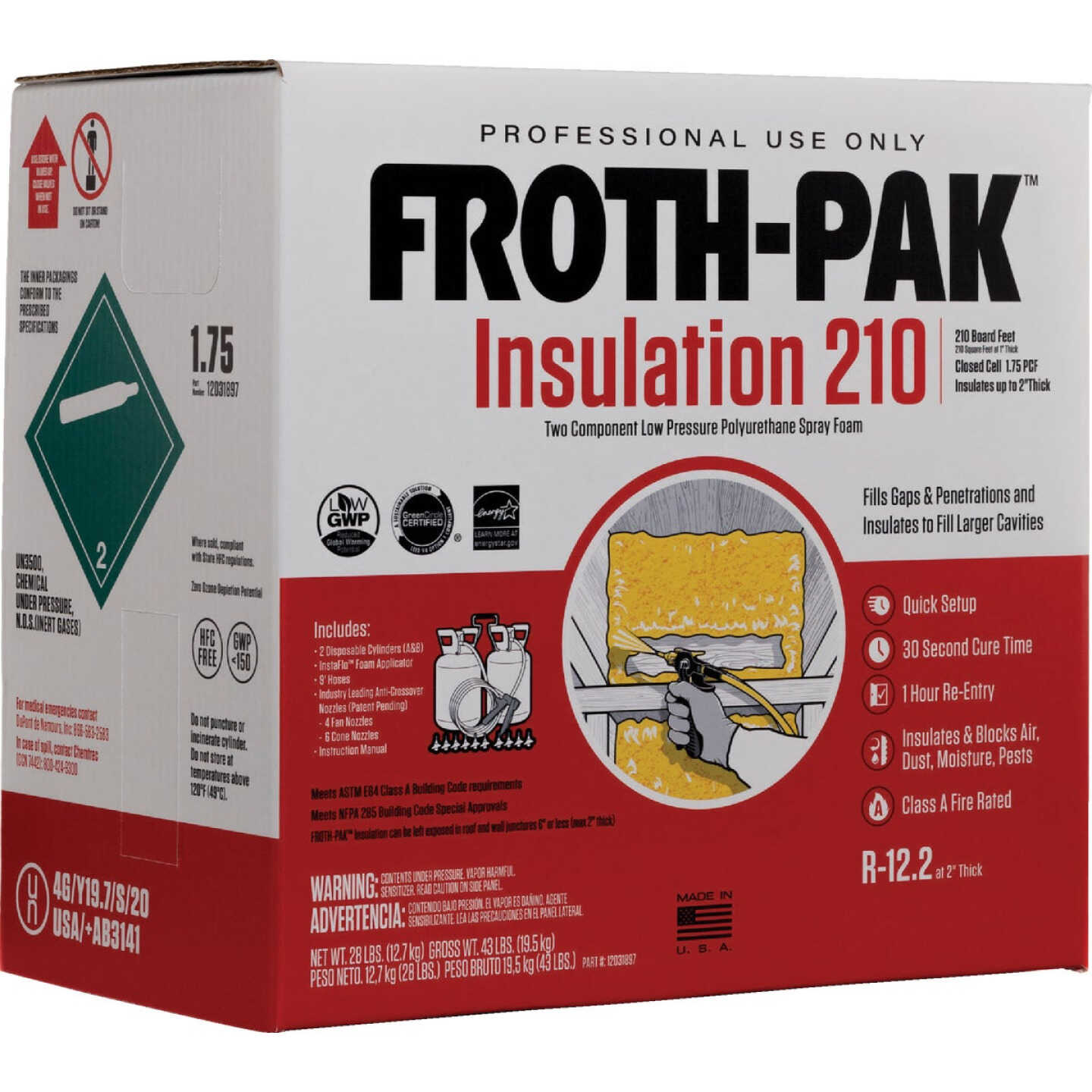 Froth-Pak 210 Two-Component Polyurethane Foam Insulation Kit Image 2