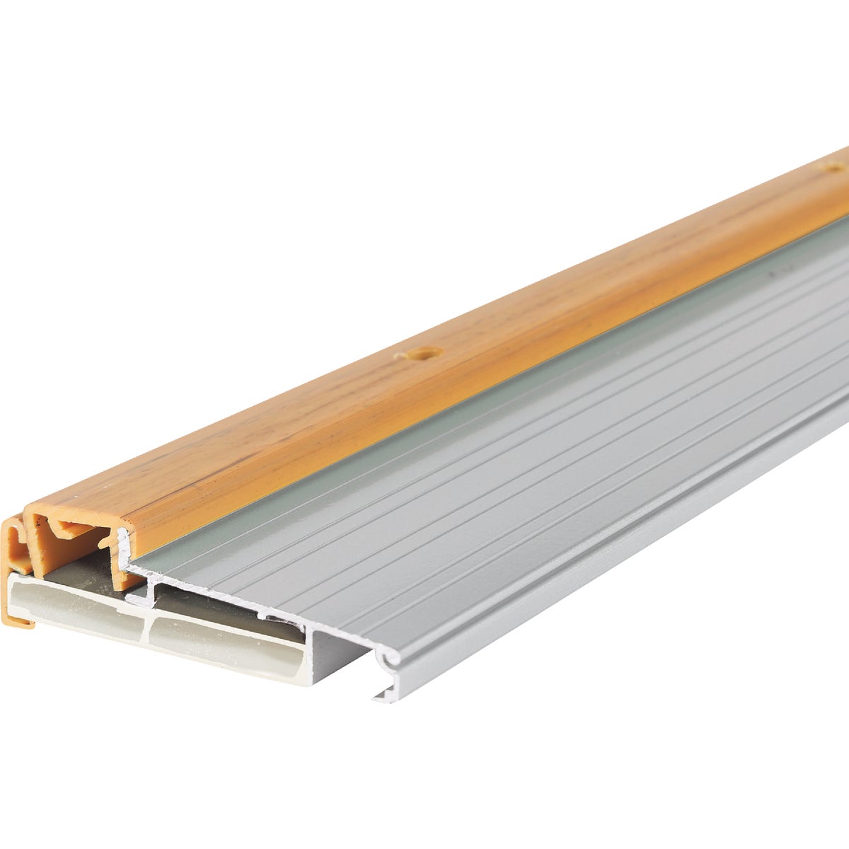 M-D Building Products 4-9/16 In. x 1-3/8 In. x 36 In. Silver Adjustable Aluminum Thermal Break Threshold