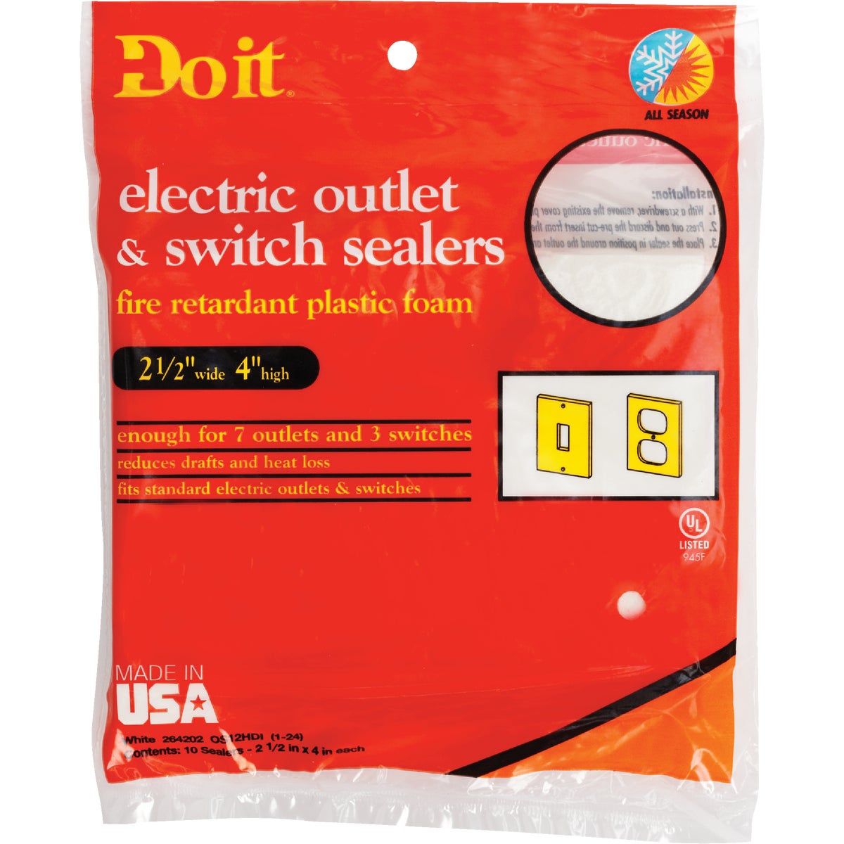 Do it Switch & Wall Plate Insulator Image 2