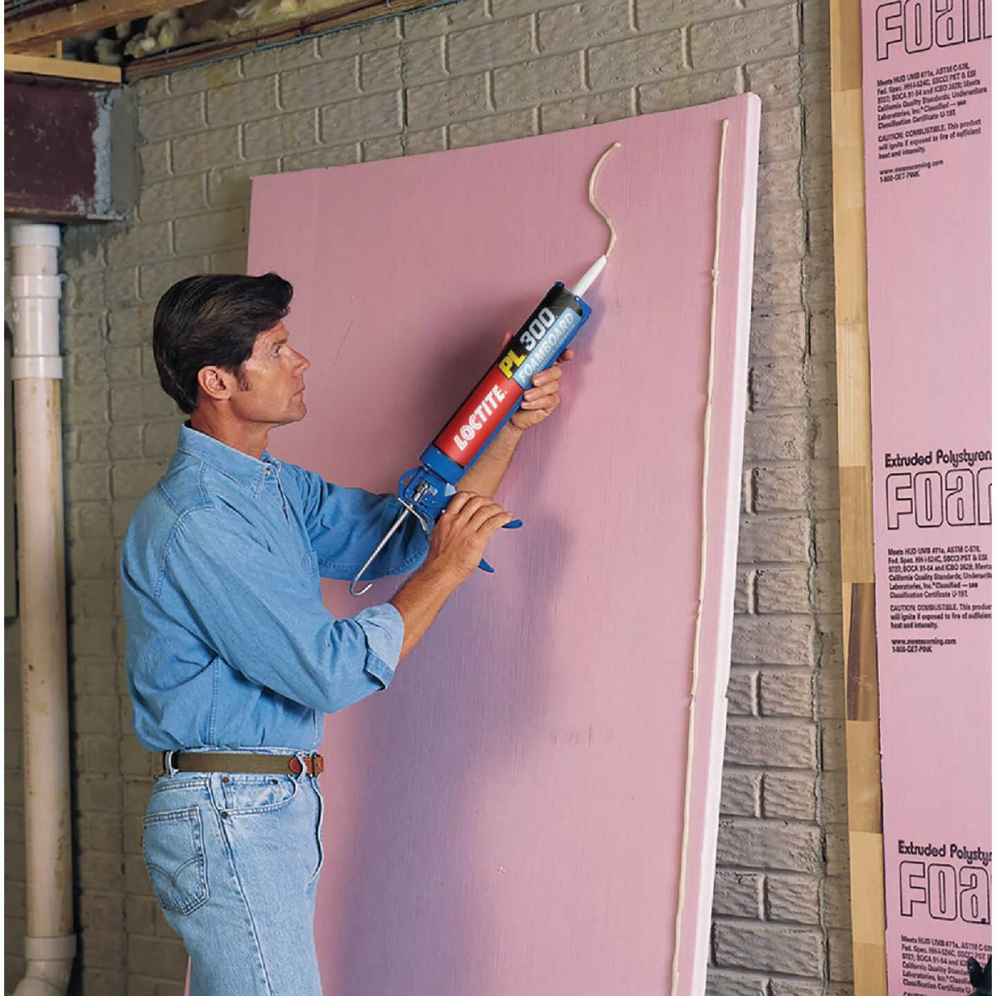 LOCTITE PL 300 10 Oz. Low VOC Foam Board Construction Adhesive Image 2