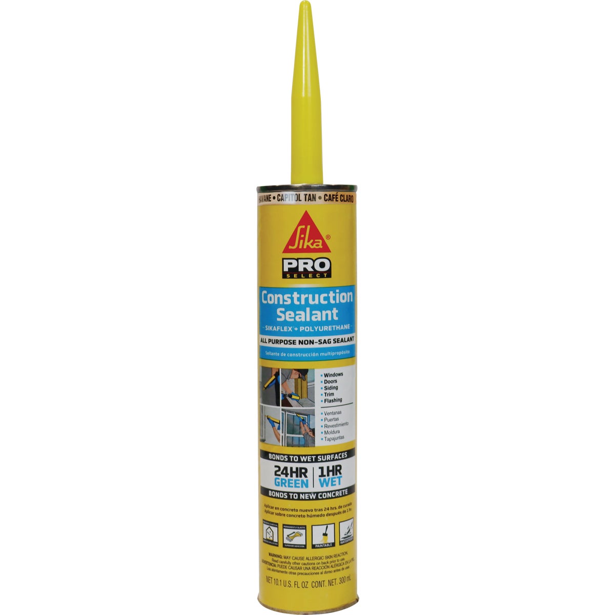 SikaFlex 10.1 Oz. Pro Select Construction Polyurethane Sealant, Tan