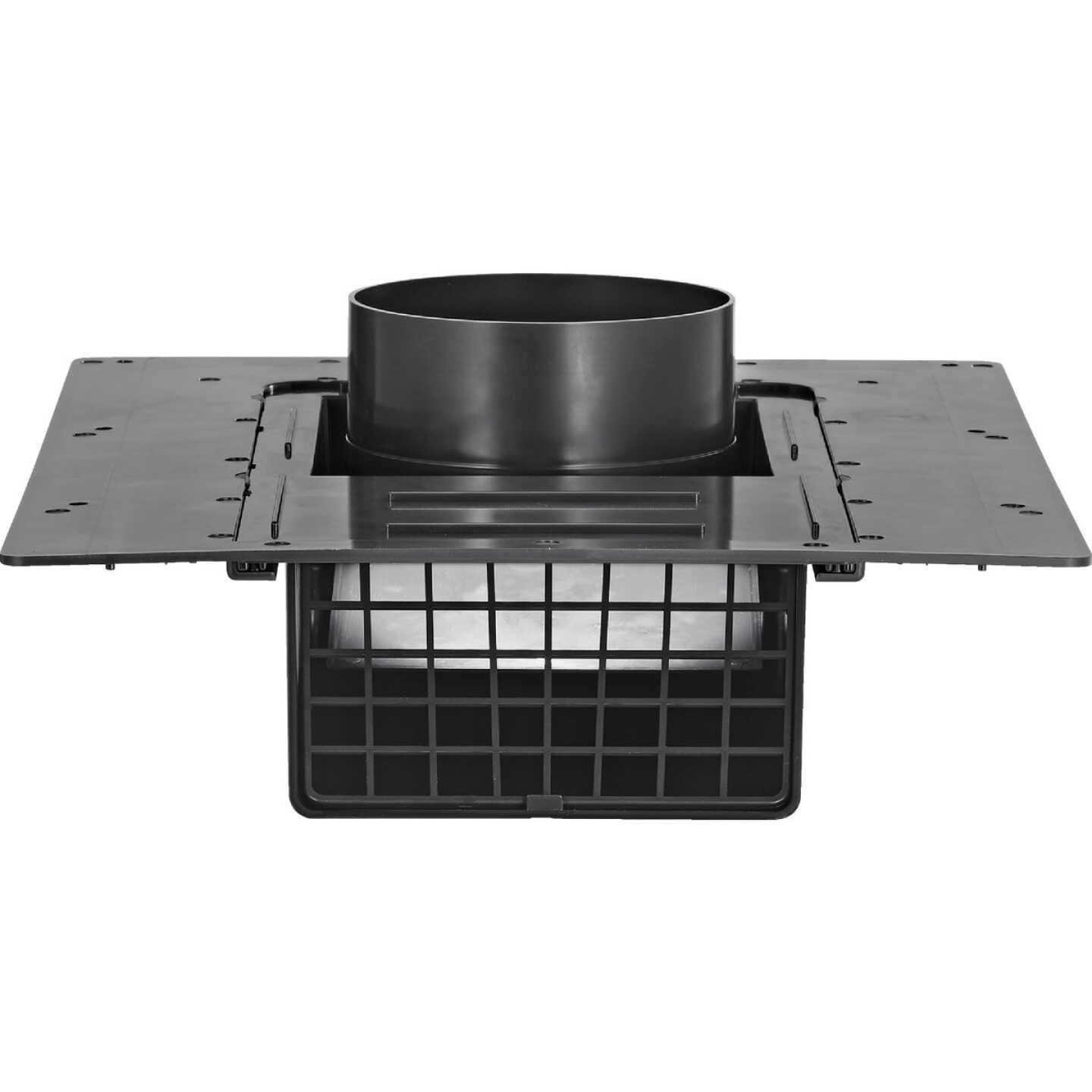 Lambro 4 In. Black ABS Plastic Exhaust Roof Vent Image 4