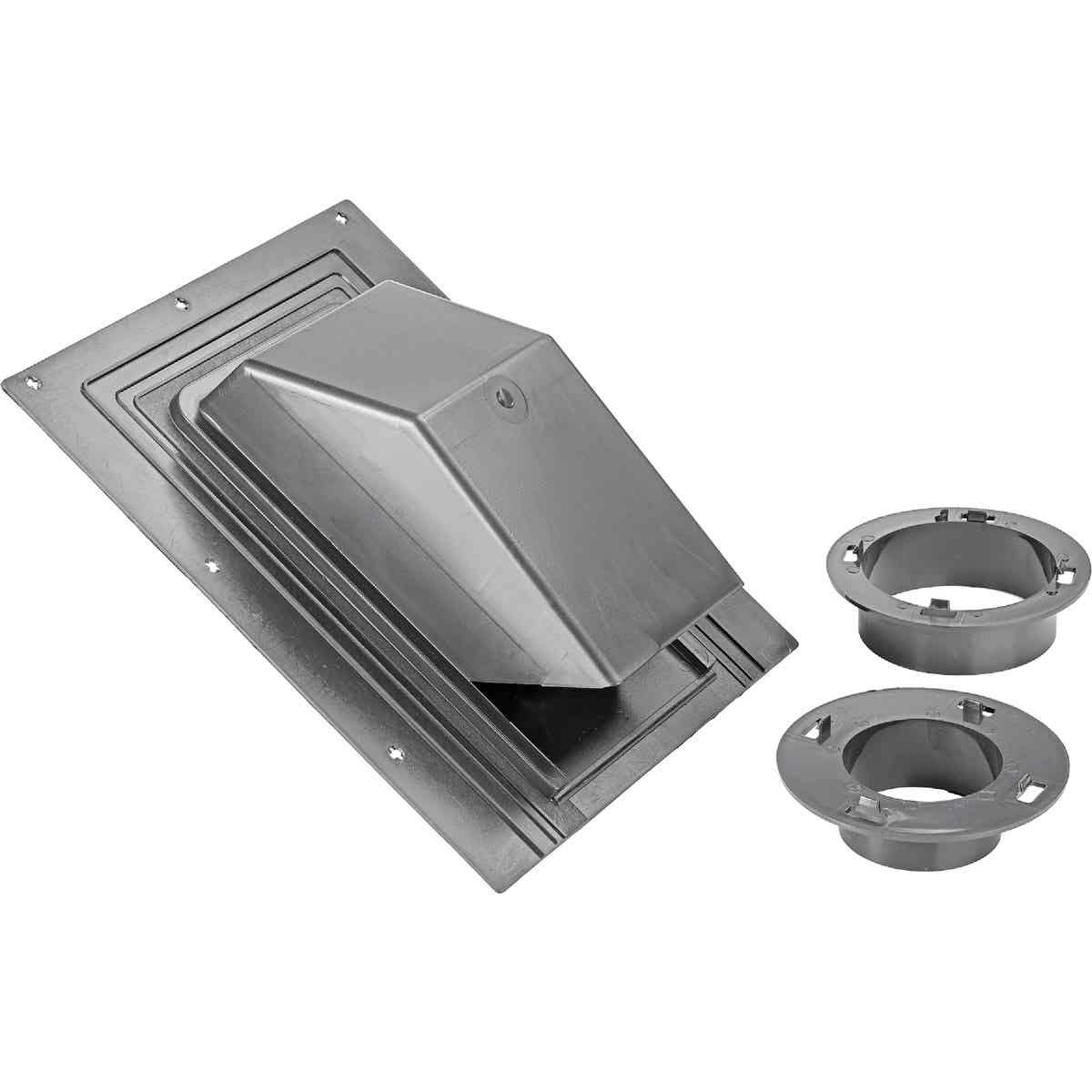 Lambro 4 In. Black ABS Plastic Exhaust Roof Vent