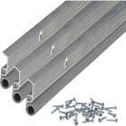 M-D Building Products Silver Aluminum and Vinyl Screw-on Top and Sides Door Seal Kit Image 6