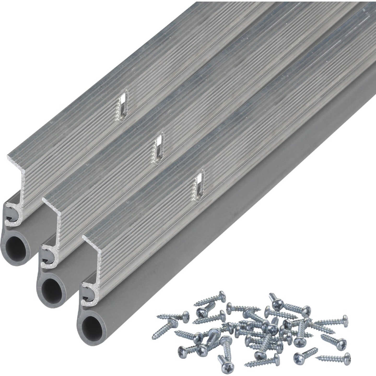 M-D Building Products Silver Aluminum and Vinyl Screw-on Top and Sides Door Seal Kit Image 6
