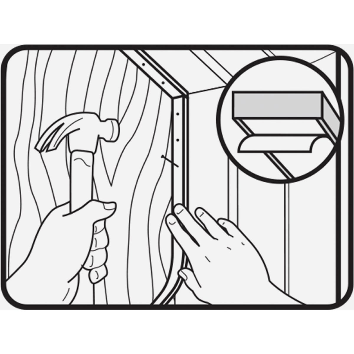 M-D Building Products 1-1/4 In. X 17 Ft. Gray Felt Weatherseal for Doors & Windows Image 2