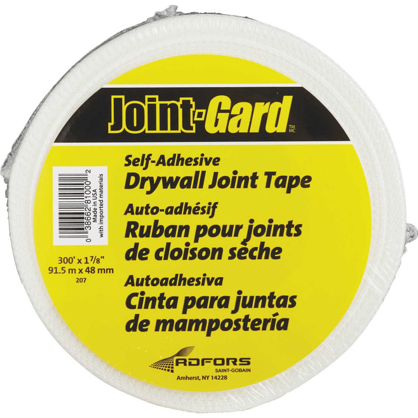 Joint-Gard 1-7/8 In. x 300 Ft. Self Adhesive Drywall Joint Tape Image 2