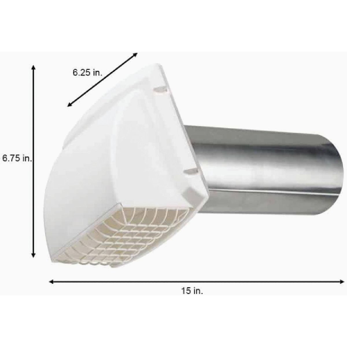 Dundas Jafine White Gas or Electric Dryer Vent Kit (4-Piece) Image 2