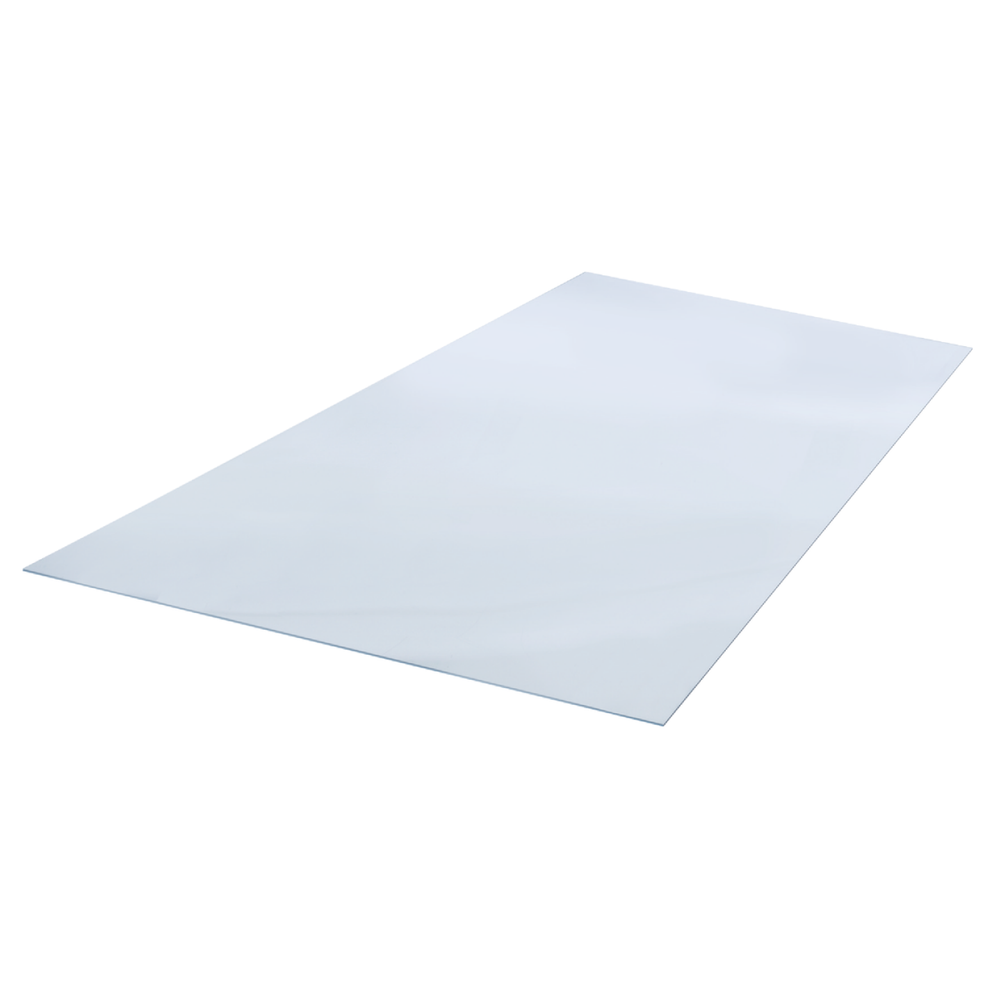 Plaskolite OPTIX 48" x 96" x 0.100 (1/10") Clear Acrylic Sheet Image 1
