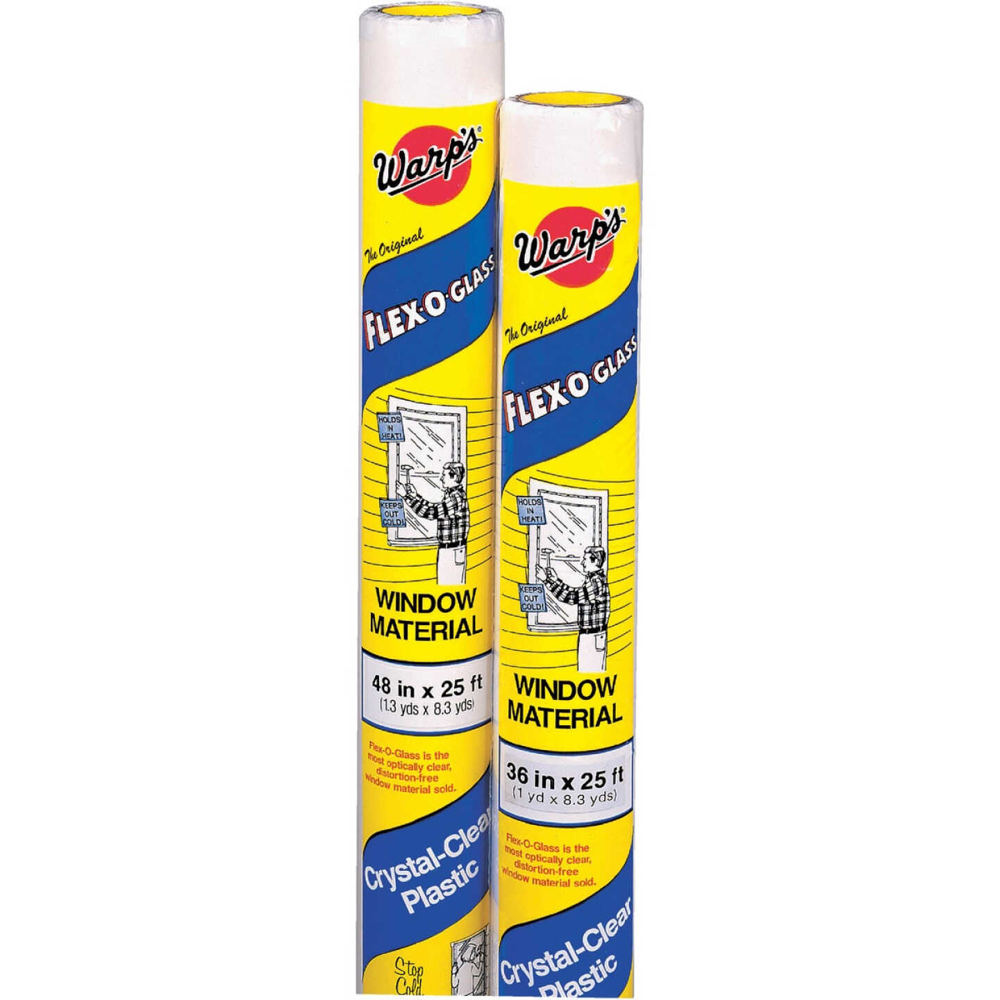 Warp's Flex-O-Glass 36 In. x 25 Ft. Clear 4 Mil. Plastic Sheeting Image 1