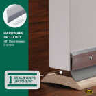 M-D Building Products 0.25 In. 48 In. Silver Door Sweep Image 3