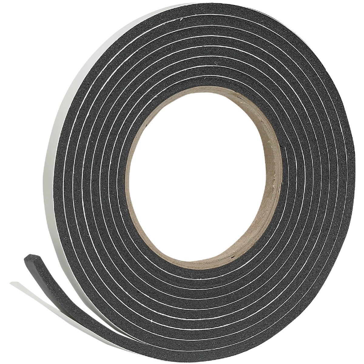Do it Best 3/8 In. x W 3/16 In. T x 10 Ft. L Black Rubber Foam Weatherstrip Tape Image 3
