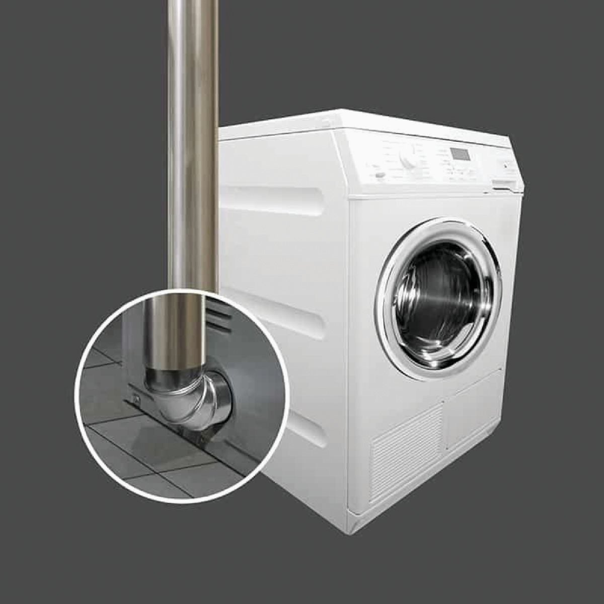 Dundas Jafine 4 In. Aluminum Adjustable Dryer Elbow Image 2