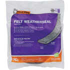 Frost King Gray 1-1/4 In. x 3/16 In. x 17 Ft. Felt Weatherstrip Image 2