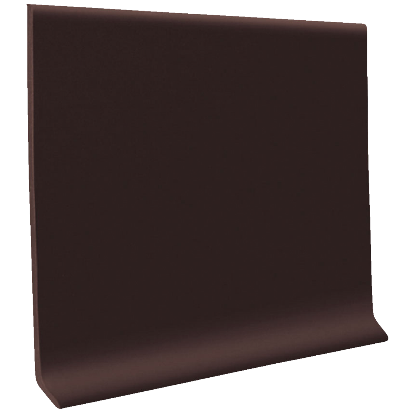 Roppe 2-1/2 In. x 4 Ft. Brown Vinyl Dryback Wall Cove Base Image 1