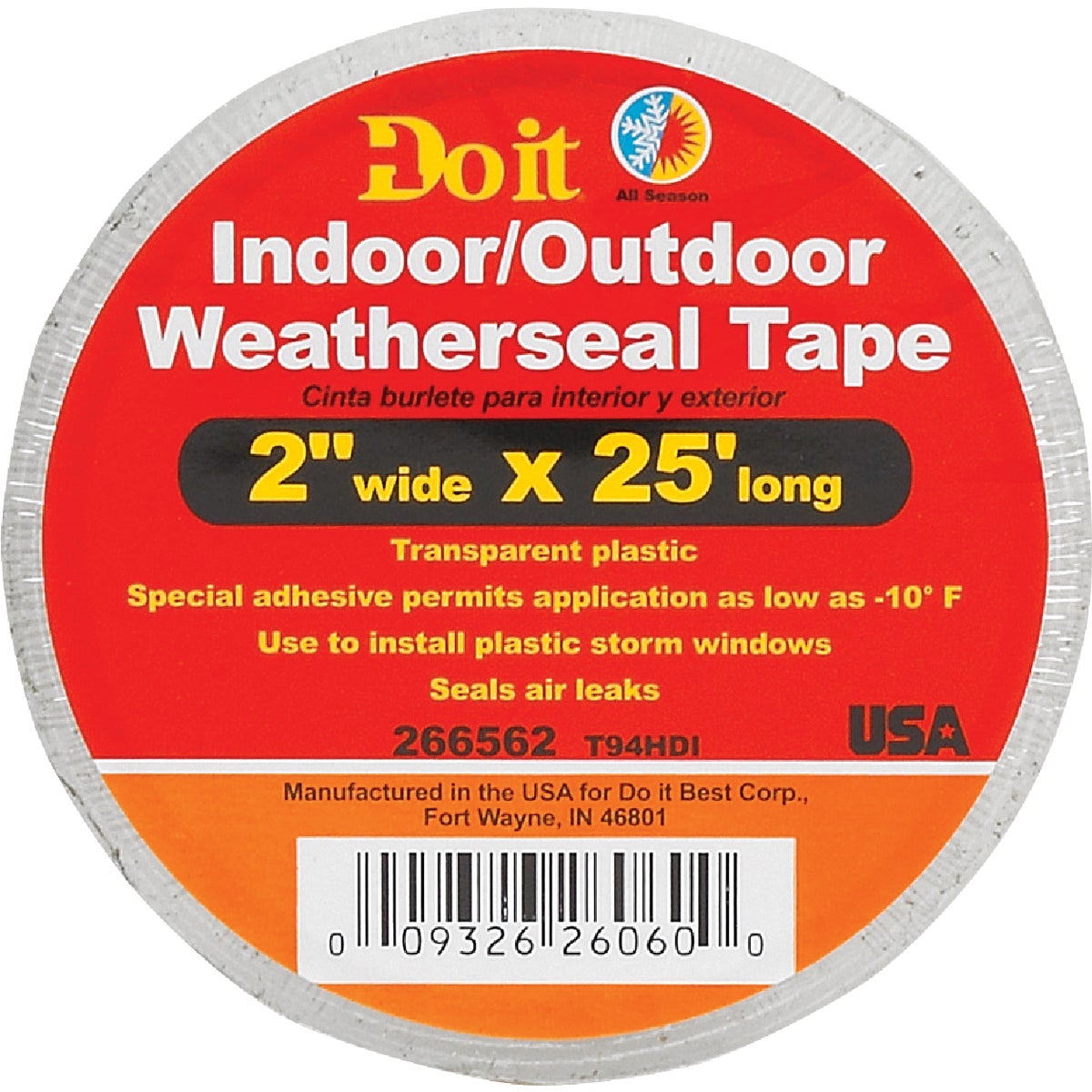 Do it 2 In. x 25 Ft. Clear Weatherseal Tape Image 2
