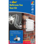 Dundas Jafine 3 In. to 4 In. Exhaust Bath Fan Vent Kit (5-Piece) Image 1