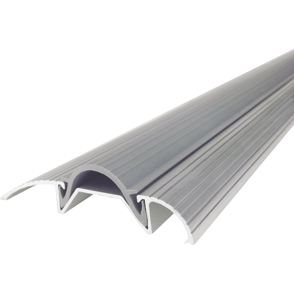 M-D Building Products 3 In. x 3/4 In. x 36 In. Silver Aluminum and Vinyl Economy Low-Profile Threshold