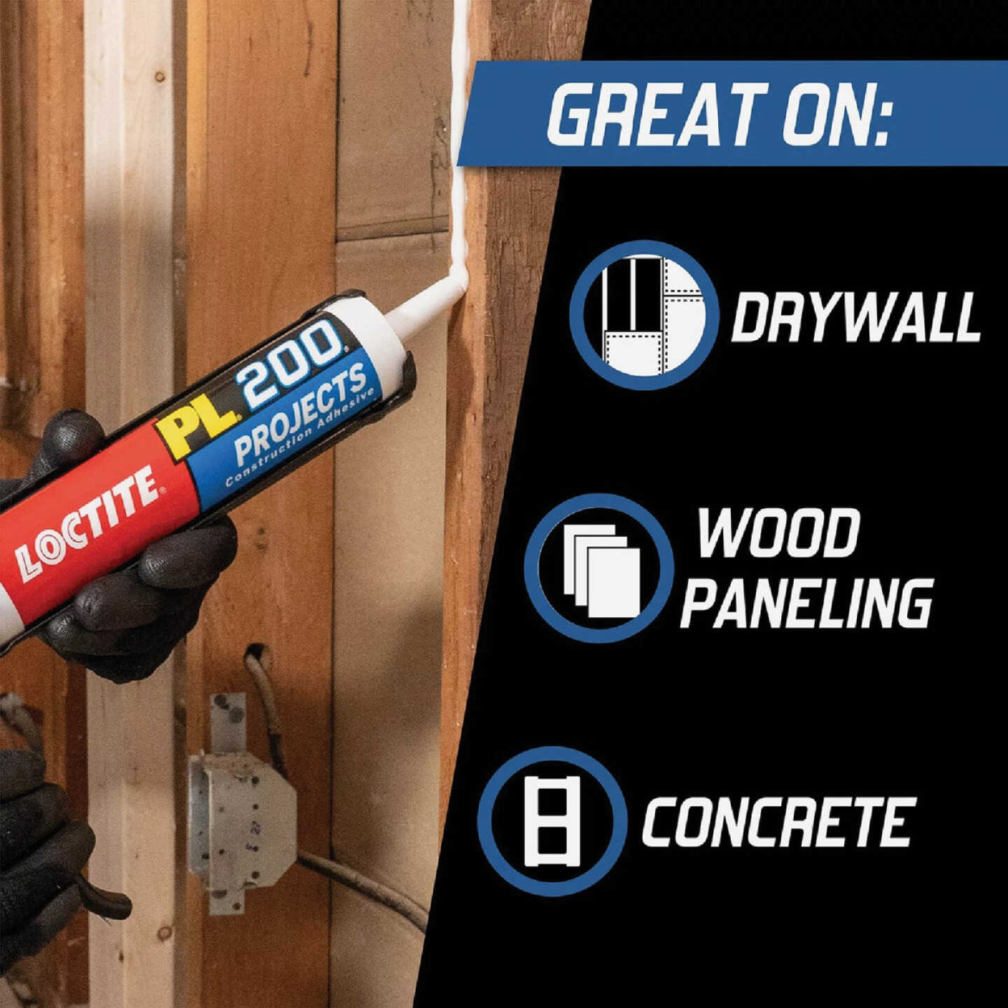 LOCTITE PL 200 28 Oz. Projects Construction Adhesive Image 3