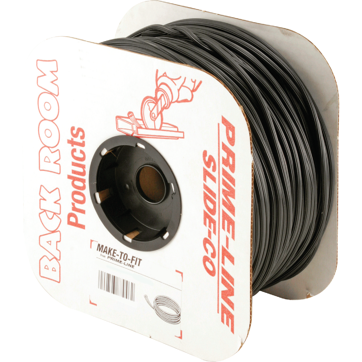 Prime-Line 0.185 In. Dia. x 500 Ft. L. Black Vinyl Screen Retainer Spline Image 1