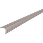 M-D Building Products 1-1/8 In. X 1-1/8 In. X 72 In. Pewter Aluminum Stair Edging with Screw Nails Image 1