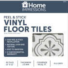 Home Impressions Elu Grey 12 In. x 12 In. Vinyl Floor Tile (45 Sq. Ft./Box) Image 2